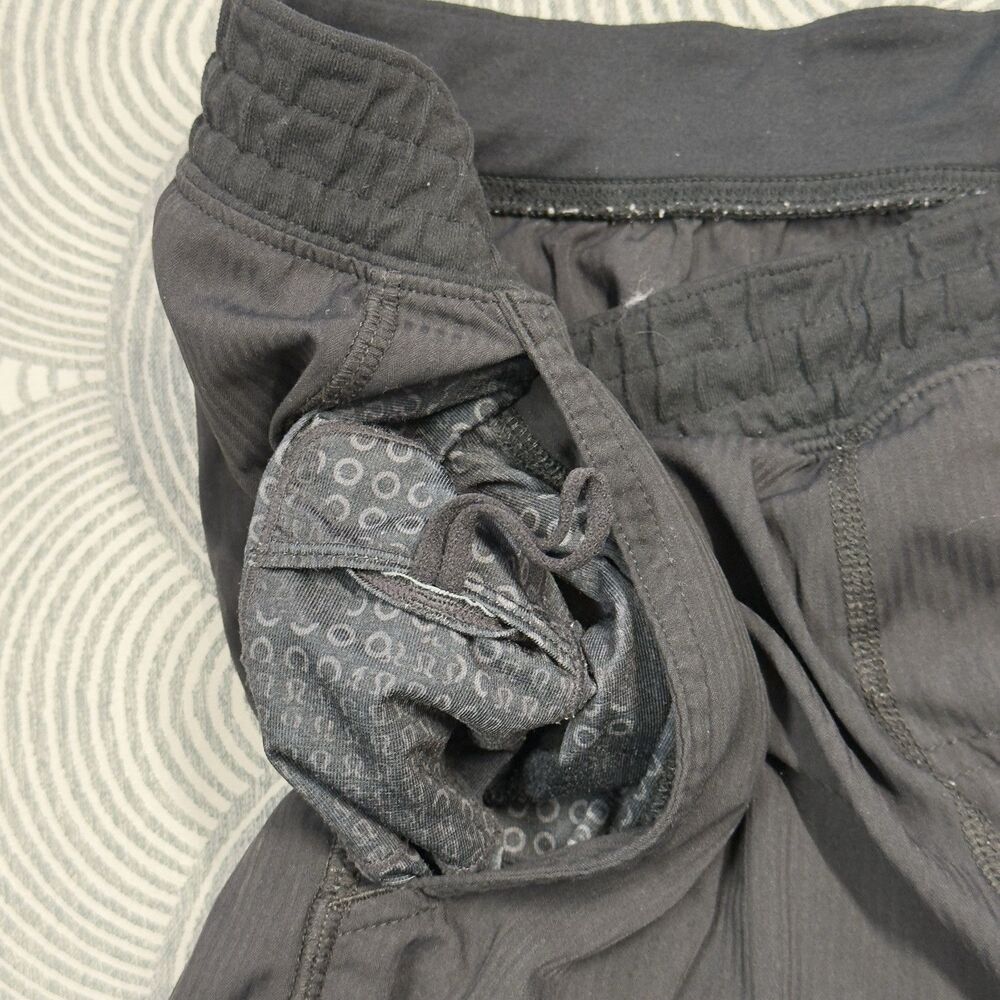LULULEMON Athletic Shorts No Liner Black 11’ Inseam Men Large Flaw* - Picture 3 of 12